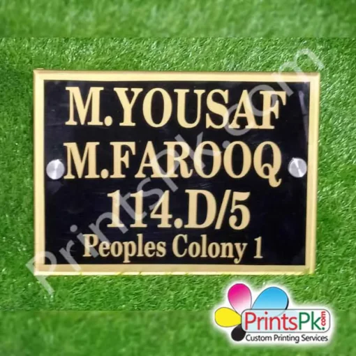 House Name Plate Online in Pakistan