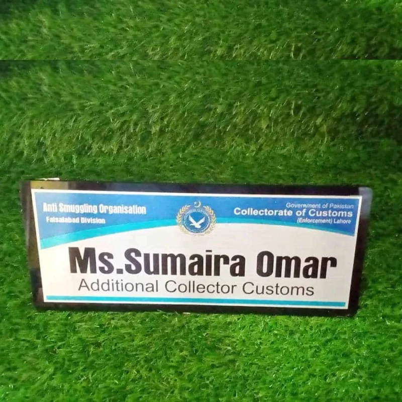 Customized Office Name Plate