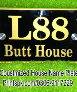 House Number Plate Lahore, House Name Plate in Karachi,