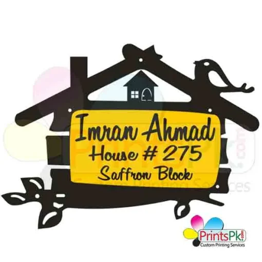 House Name Plate Customized House Number Plates