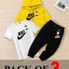 Winter Collection For Kids Hoodie T Shirt & Trouser