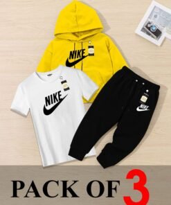 Winter Collection For Kids Hoodie T Shirt & Trouser