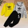 Winter Collection For Kids Hoodie T Shirt & Trouser