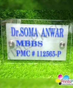 Glass Personalized Home Plate