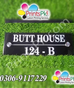 Villas Name Plate