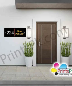 Alternative view of Aashiyana Name Plate