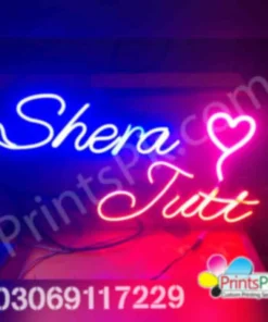 Neon Sign Board with Your Name or Logo