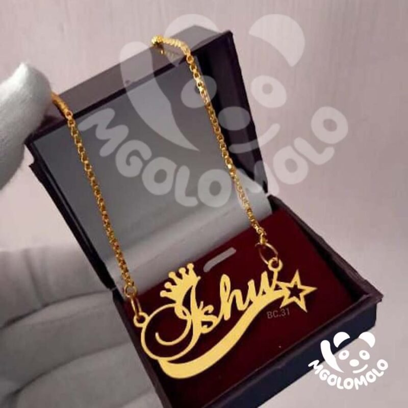Custom Name Necklace Love Locket Best Gift Her - Image 2