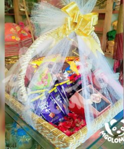 Customized Basket Gift  Happiness &  Good Wishes