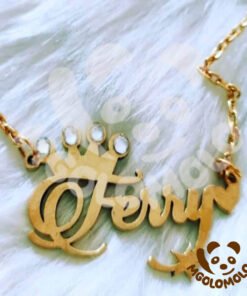 Customized Name Locket Chain Name Necklace
