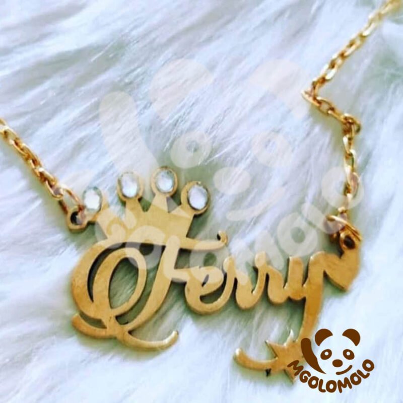 Customized Name Locket Chain Name Necklace